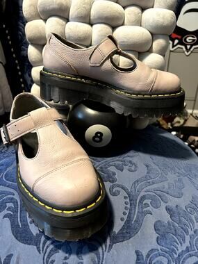 Dr Martens BethAnn Taupe Mary Janes size 9/EU 41